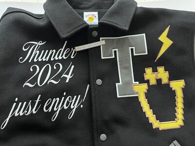ATEEZ THUNDER POP-UP STORE 2024 VARSITY JACKET OFFICIAL GOODS NEW