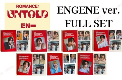 ENHYPEN ROMANCE : UNTOLD ENGENE ver. FULL SET CD PHOTO CARD COVER