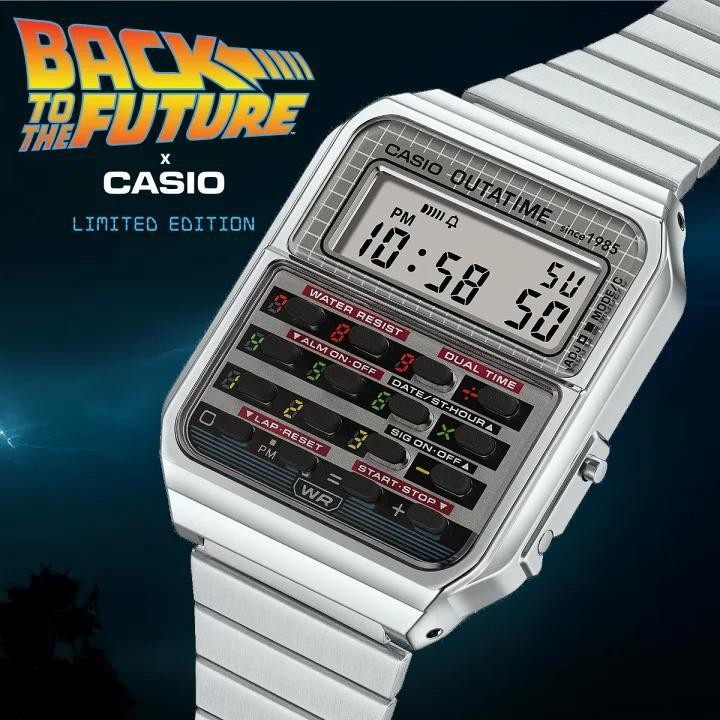 Buy CASIO CLASSIC Back to the Future Collaboration Model Metal