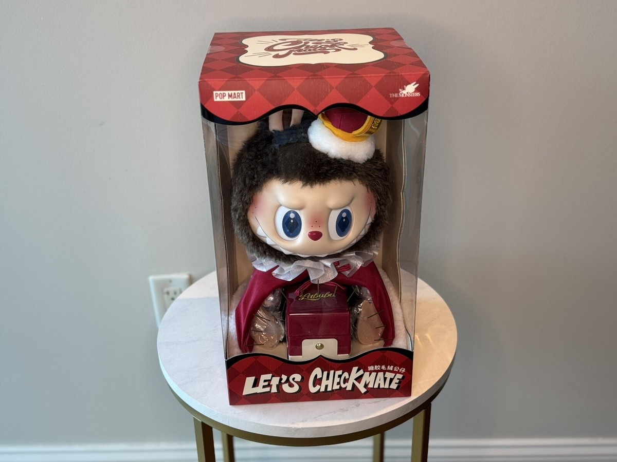 🧸 POP MART, 100% AUTHENTIC, Let's Checkmate, JUMBO Labubu Doll