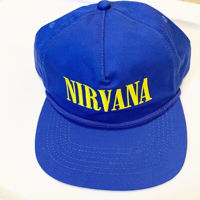 Nirvana Rope Blue Baseball SnapBack Hat | eBay