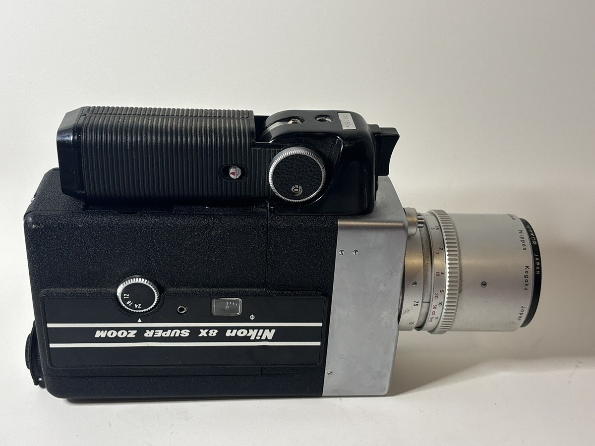 Nikon 8x super zoom super 8 camera Turns On Read | eBay