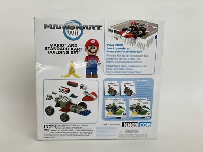 K'NEX Super Mario Mario Kart Wii Mario & Standard Kart Set #38003