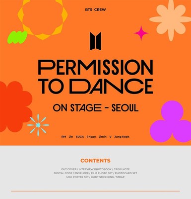 BTS PERMISSION TO DANCE ON STAGE-SEOUL(DIGITAL CODE)/Book+7 Photo+