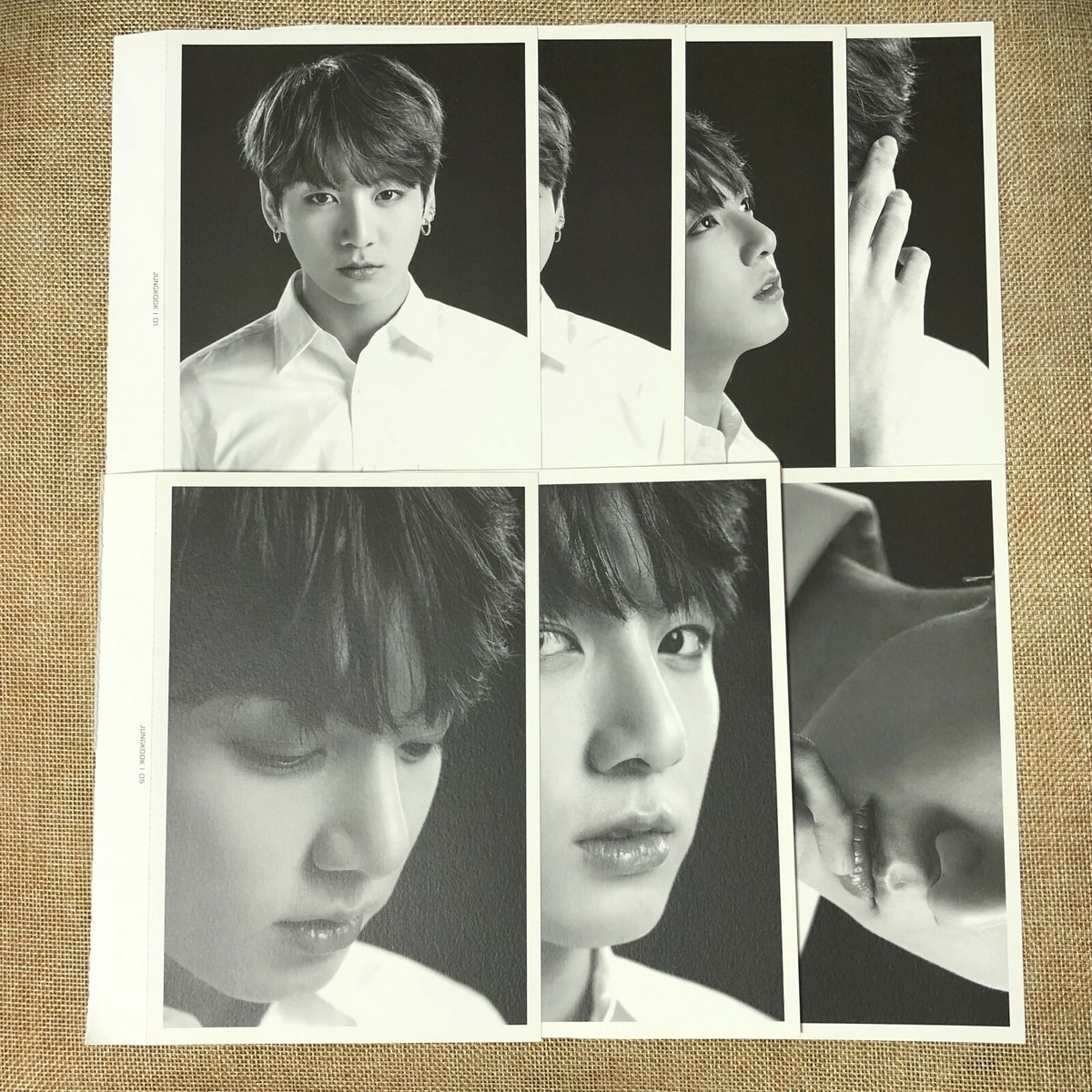 BTS JUNGKOOK [The Wings Tour] Official Face Photo Collection Set