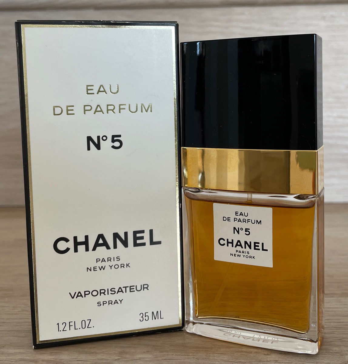 VINTAGE CLASSIC 90s CHANEL No 5 EAU DE PARFUM PARIS NEW YORK NIB