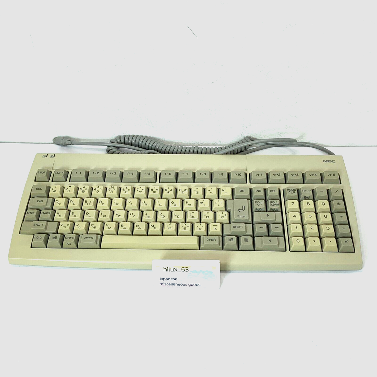 Vintage NEC PC 98 keyboard for NEC PC 98 9801 9821 genuine