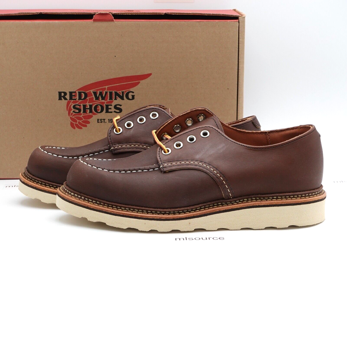 Red Wing 8109 Moc Toe Oxford Shoes Mahogany Size 7 Men's / 8.5