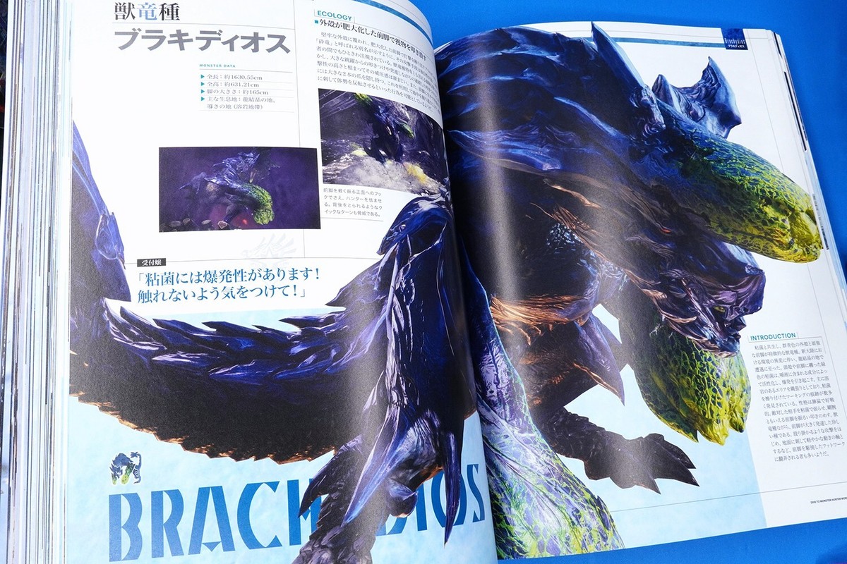 Dive To Monster Hunter World: ICEBORNE Official Design Works Game