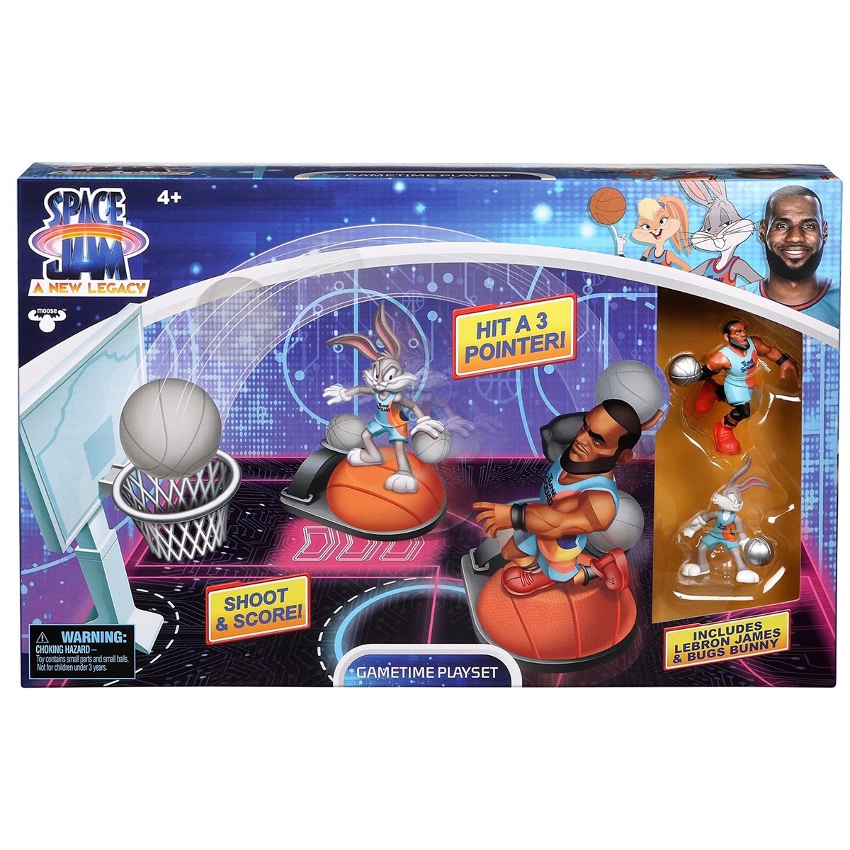 Space Jam: A New Legacy Gametime Playset with Lebron & Bugs Bunny