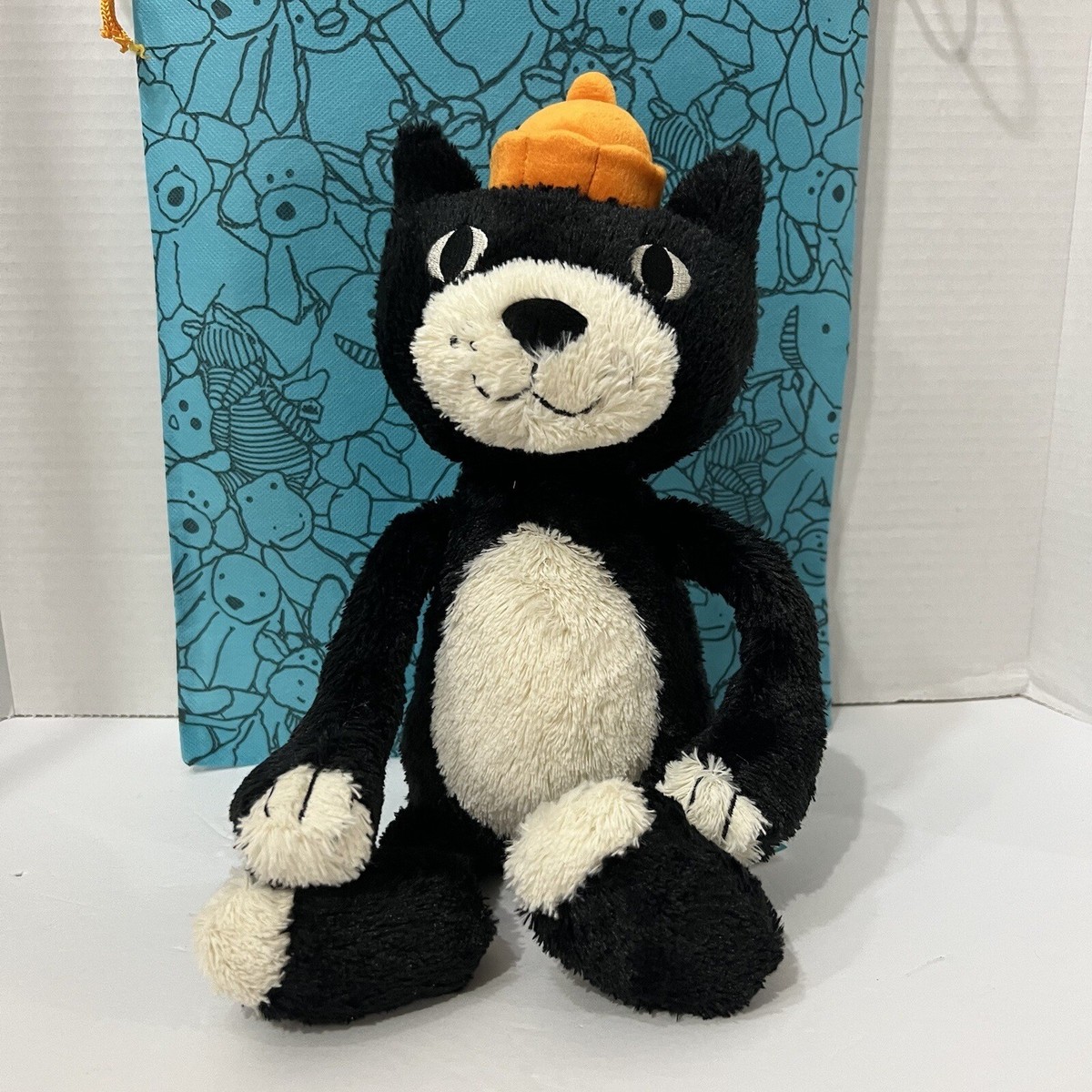 Jellycat Jack Cat Plush Black White Soft Toy 2024 Tuxedo Heritage
