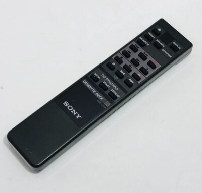 SONY RM-J701 Remote Control Cassette Deck Black Audio Equipment