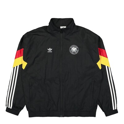 adidas Germany Soccer Team Originals Black Woven Track Jacket