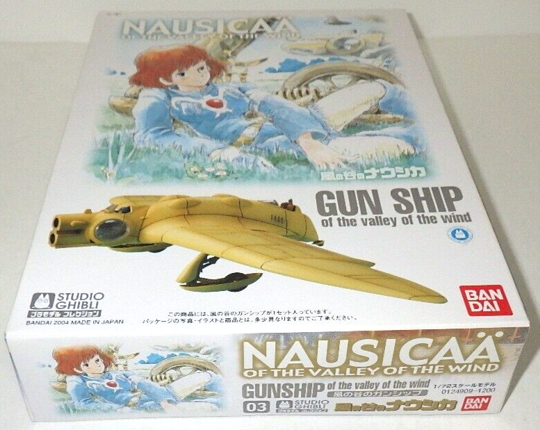Bandai Ghibli Nausicaa Valley of Wind Gun Ship 1/20 Scale Model
