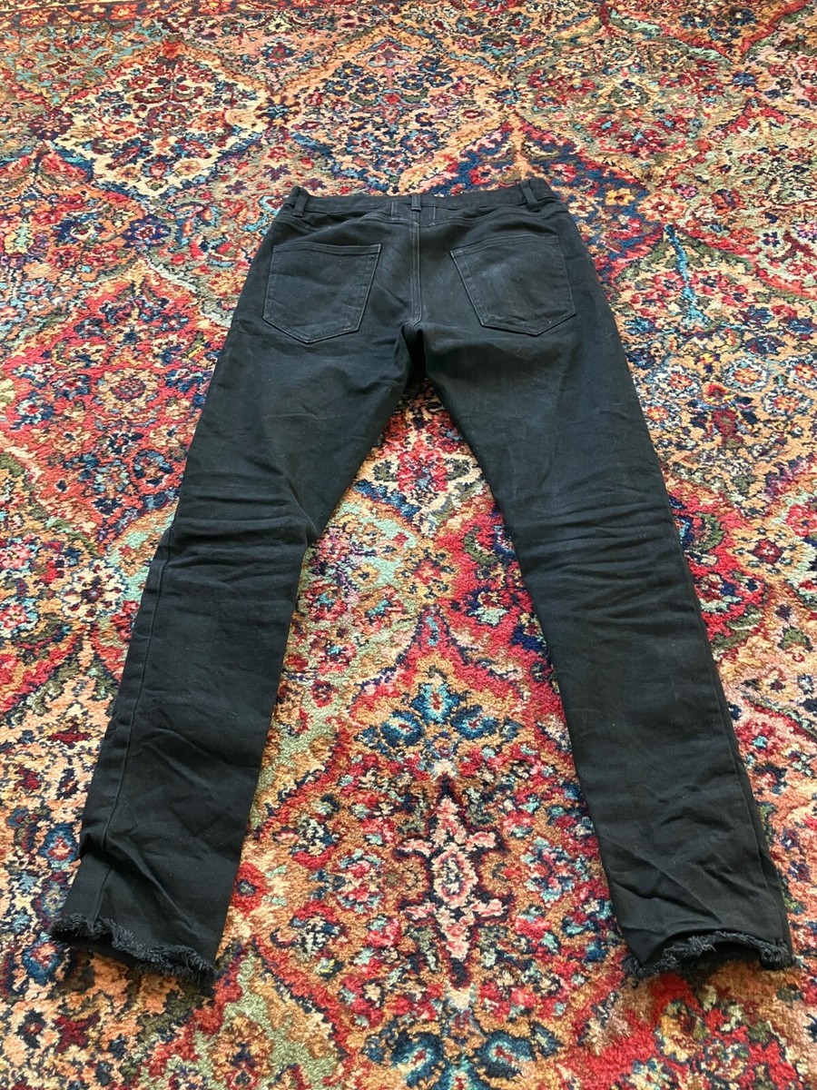 Saint Laurent Paris Mens Black Denim D02 M/SK-LW - Size 32 (READ