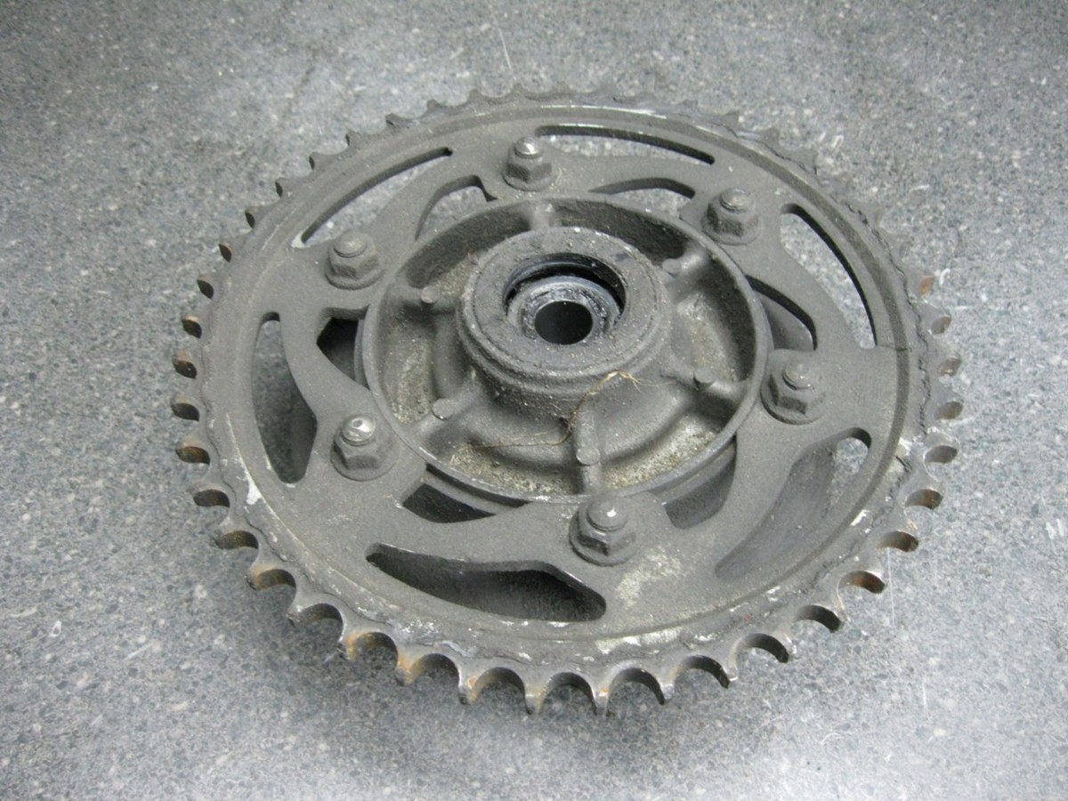 93 Kawasaki Ninja ZX6 ZX-6 ZX6E Hub & 45 Tooth Sprocket 40A | eBay