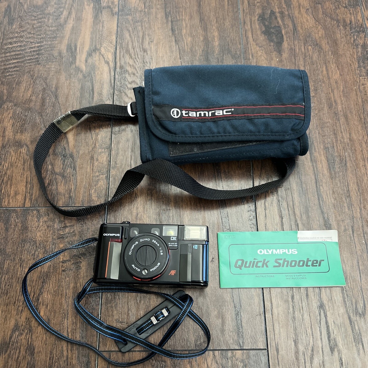 OLYMPUS DX ZUIKO 35mm Film Camera 38mm Japan Tested Working With