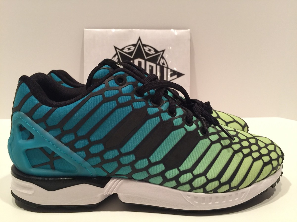 ADIDAS ORIGINALS GS UNISEX ZX FLUX KIDS AQ7423 SOLAR YELLOW 3M sz