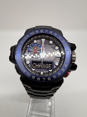 Casio Gulfmaster GWN-1000B-1BJF Black Blue Solar Men Watch GWN