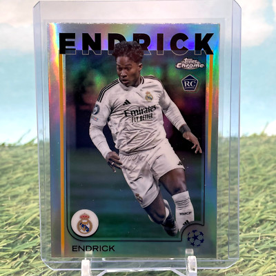 Endrick 2024-25 Topps Chrome UEFA Club Competitions Silver