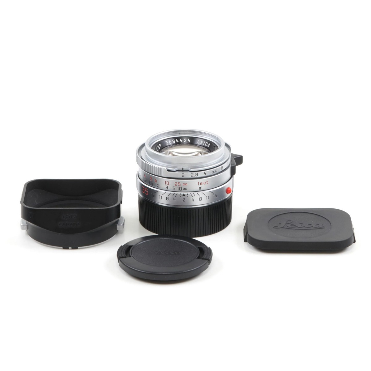 LEICA 35MM F2 SUMMICRON-M SILVER 4TH VERSION KING OF BOKEH GERMANY