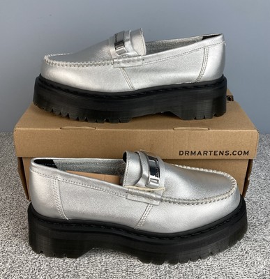 Dr Martens Loafers Penton II Quad Retro Men 8/Women 9 Metallic