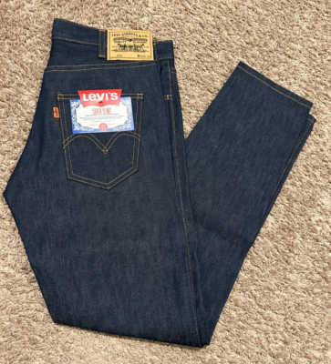 LEVI'S VINTAGE CLOTHING LVC 606 SUPER SLIMS JEAN MADE IN US RIGID
