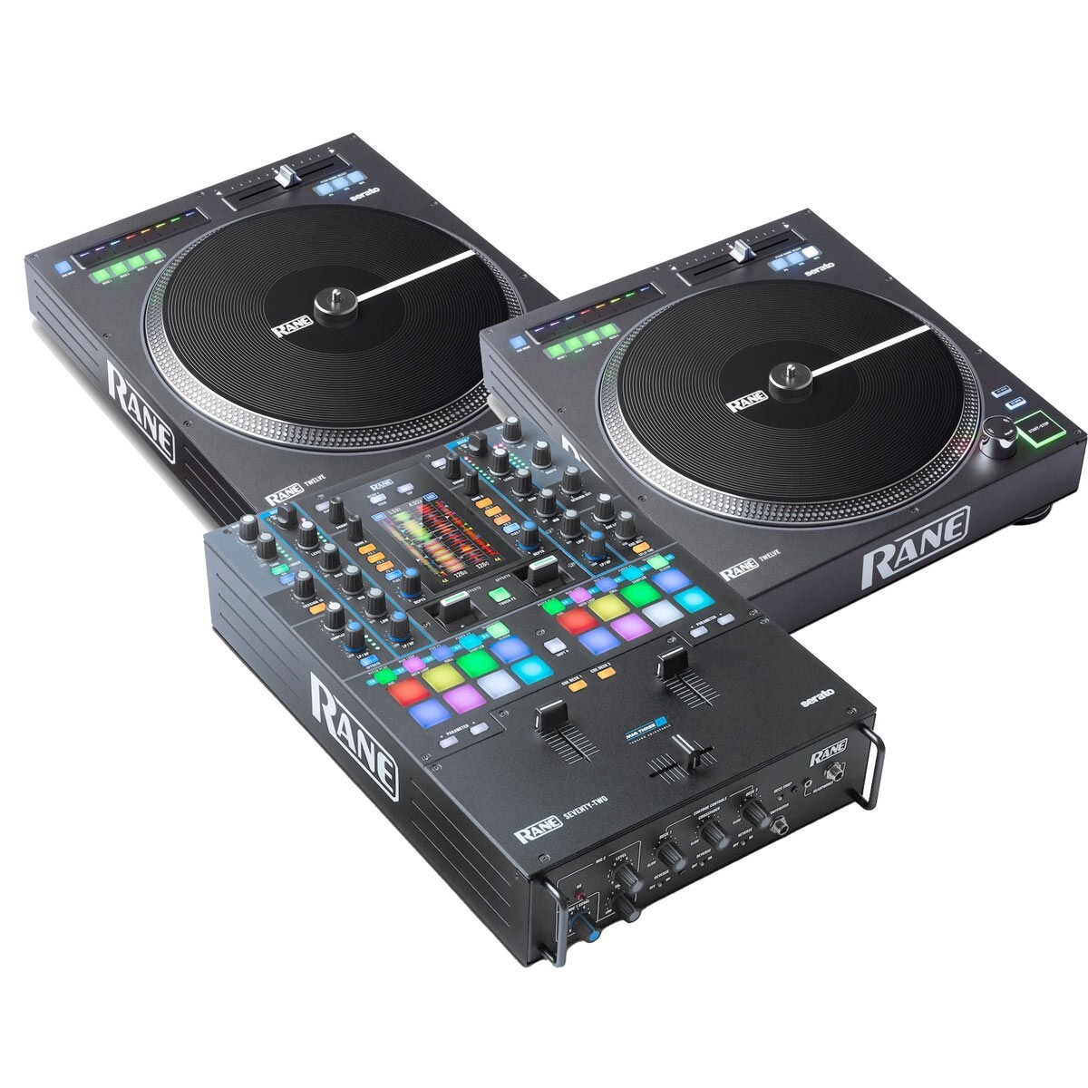 Rane Seventy-Two 72 and Twelves (Pair) - Professional DJ Equipment