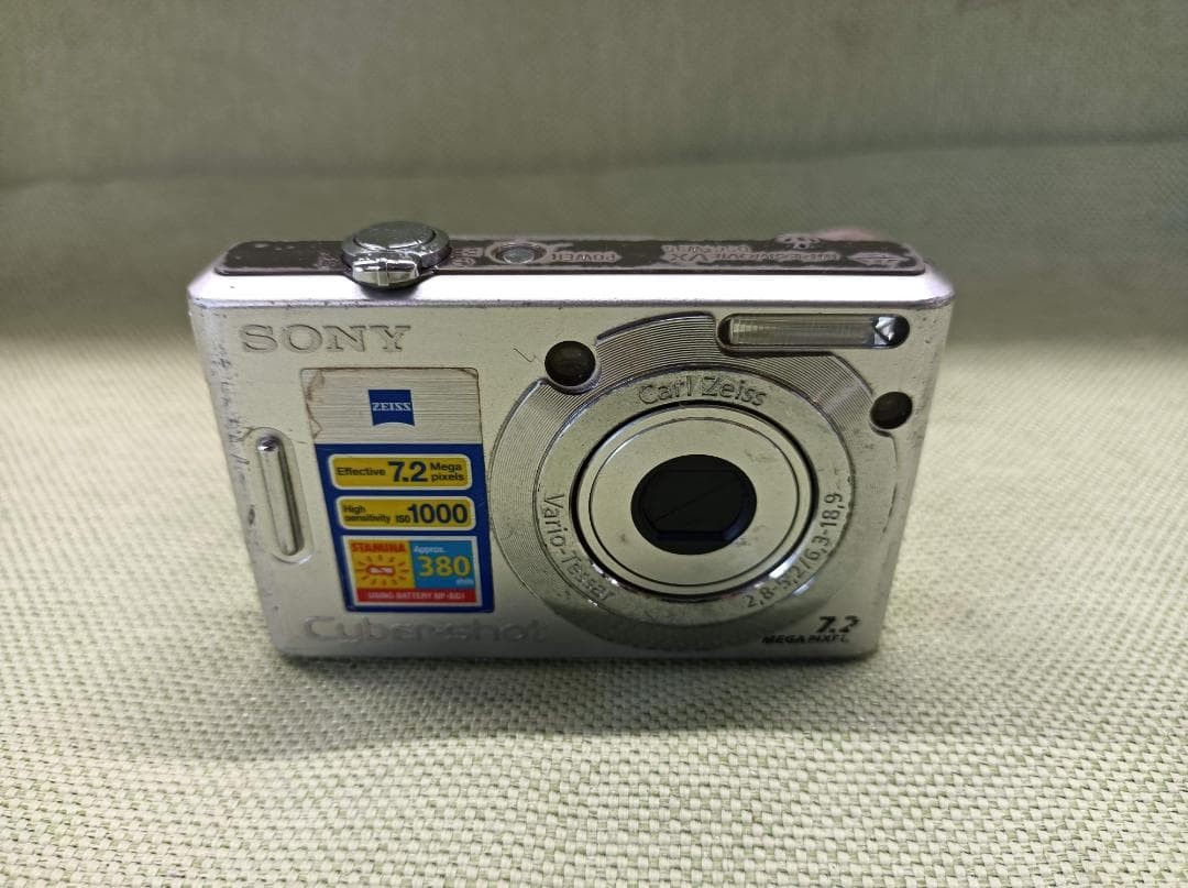 Sony Cyber-shot DSC-W35 7.2MP Digital Camera - Silver for sale
