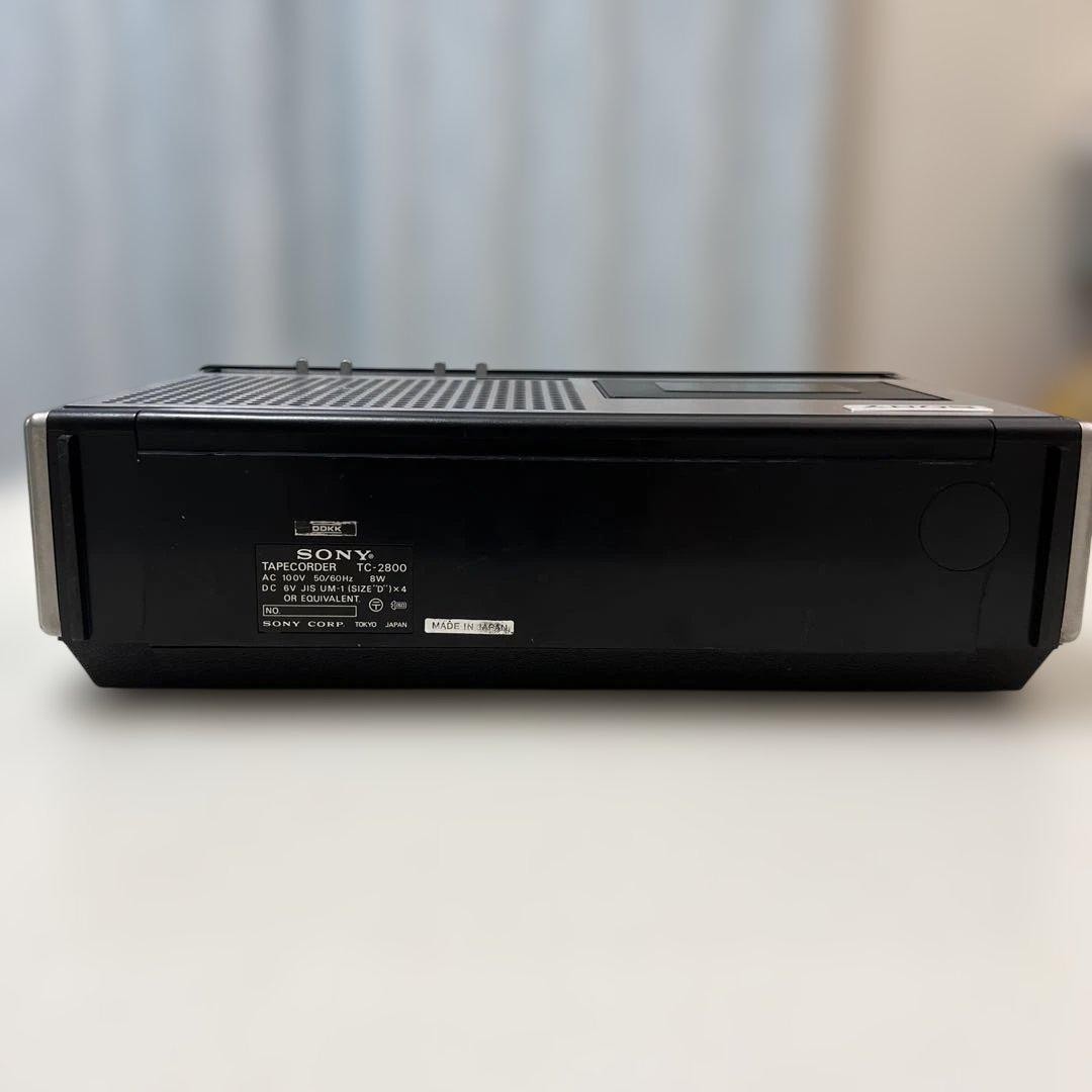 Sony Stereo Cassette-Corder TC-2800 Vintage Portable Recorder