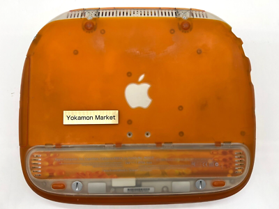 Vintage Apple Tangerine Clamshell iBook G3 300mhz Orange AC100V