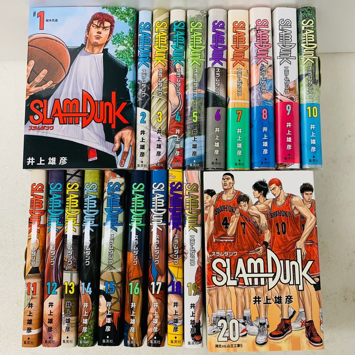 SLAM DUNK Newly Reorganized Ver. Vol.1-20 Full set Manga Comics