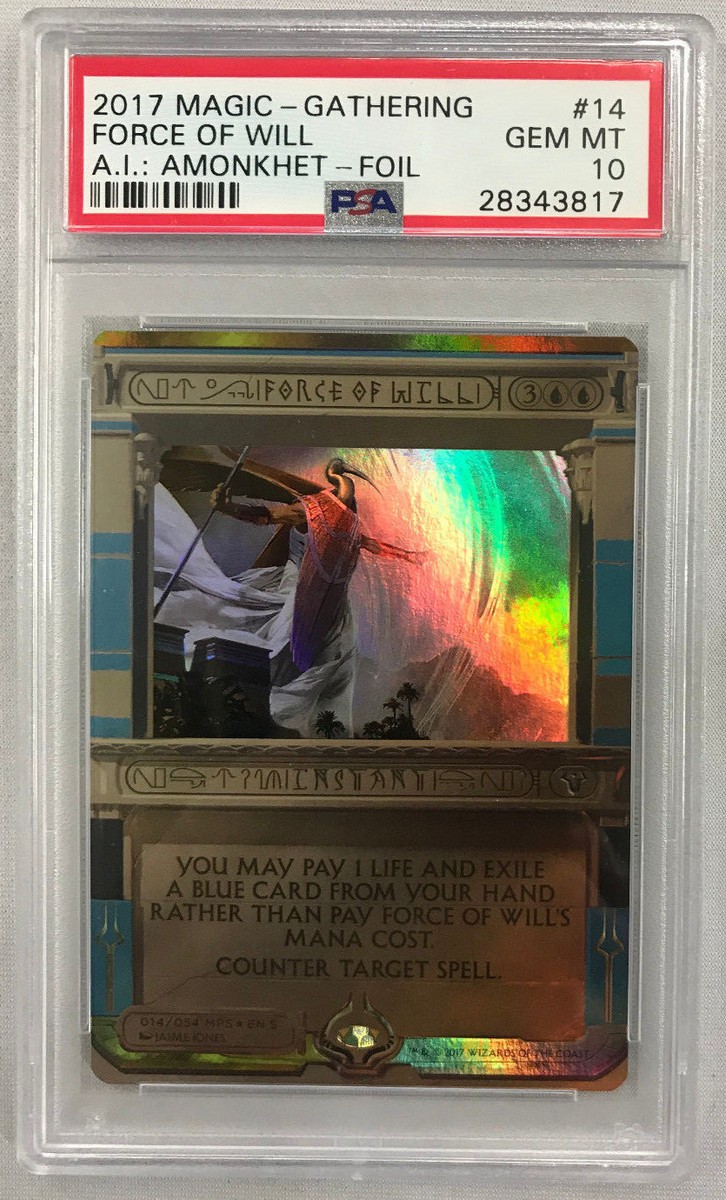 MTG MAGIC THE GATHERING FORCE OF WILL FOIL AMONKHET INVOCATIONS