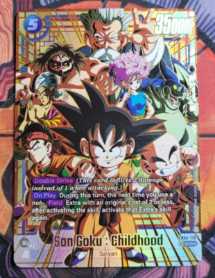 Son Goku : Childhood FB06-119 Super Alternate Art Dragon Ball Card