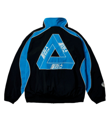 Palace Seoul 2 Seoul Track Jacket Black Blue 25SS 100% Authentic