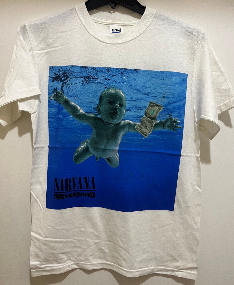 NIRVANA NEVERMIND Vintage 1992 T-Shirt - White Color T-Shirt - New