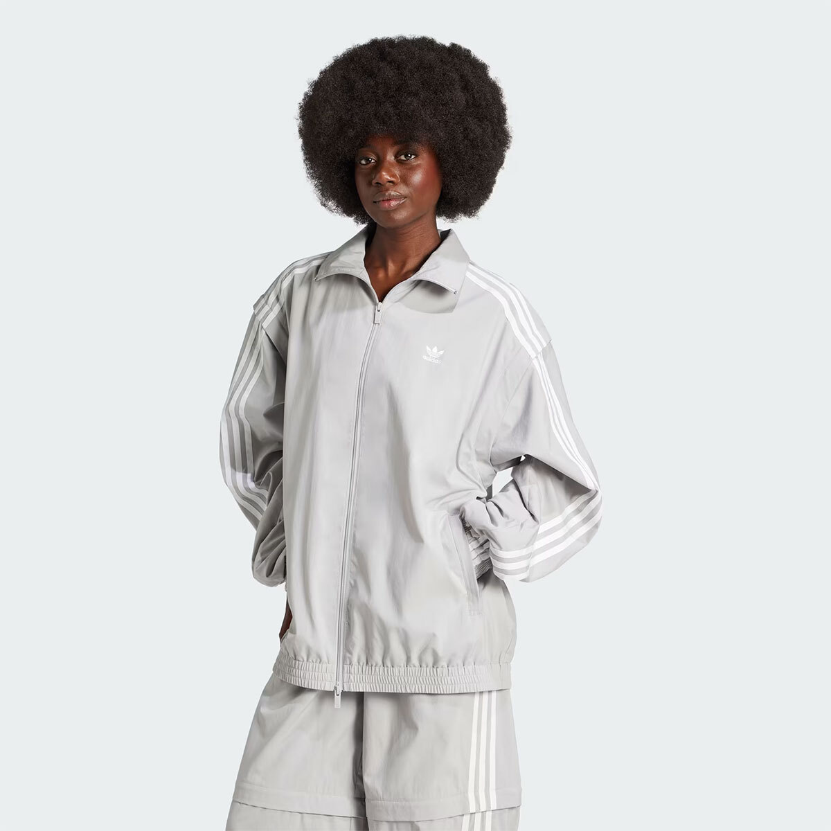 Adidas Originals Womens ADILENIUM 2 OVERSIZE TRACKTOP JACKET