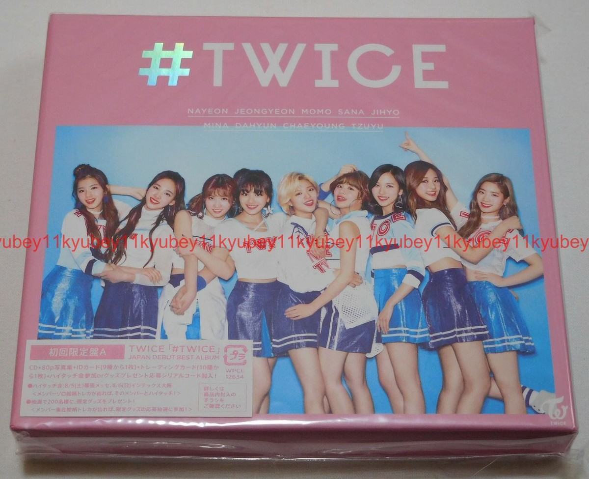 TWICE Japan Debut Album #TWICE First Limited Edition Type A CD+