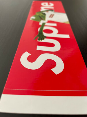 Supreme Kermit Box Logo Sticker SS08 NOS New Rare | eBay