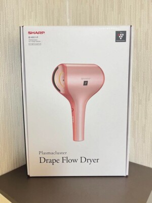 Sharp Ib-wx1-p Plasma Cluster Drape Flow Dryer Pink Shell White