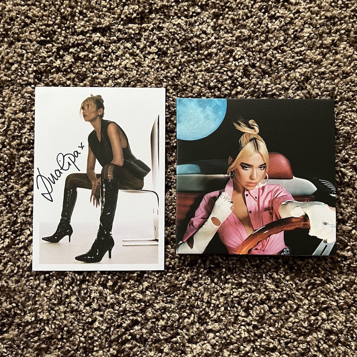 Dua Lipa Future Nostalgia CD & Signed Art Card Autograph | eBay