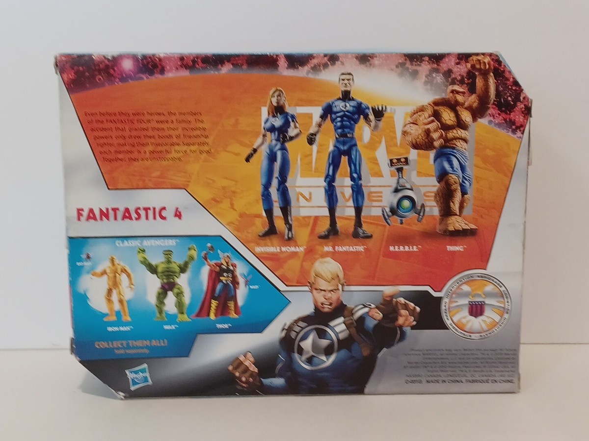 Hasbro MARVEL UNIVERSE FANTASTIC FOUR 4 Pack 3.75 Figures NEW