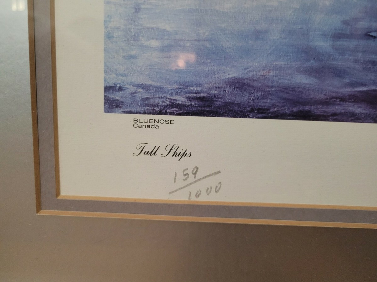 スジョノ・アブドゥラ 『漁船』1977年油彩画 136×72cm 直筆署名額付