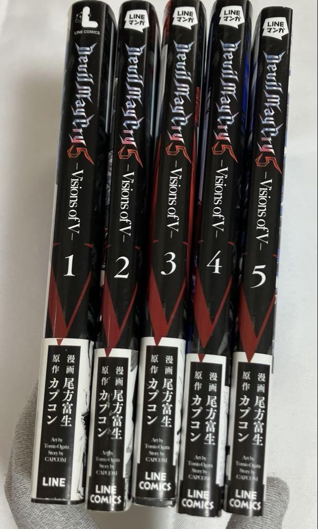 Devil May Cry 5 Visions of V Comic Set Vol.1-5 All 1st Print With