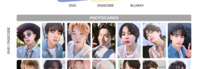 BTS MEMORIES 2021 DVD DIGI CODE PHOTOCARD - IDOL KPOP OFFICIAL