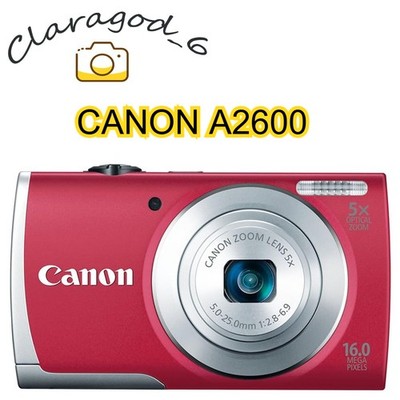 Canon PowerShot A2600 Digital Camera 16.0MP 5x Optical Zoom with