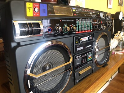 Lasonic TRC-931 Boom Box Ghetto Blaster Cassette Players Open Box