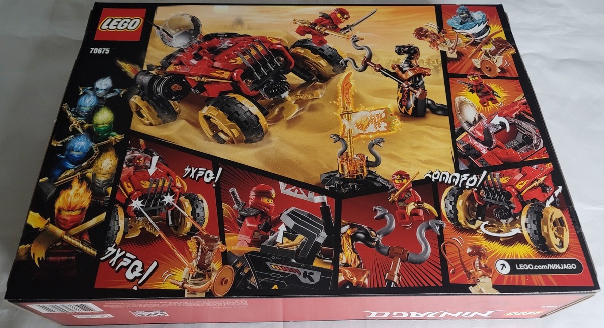 LEGO 70675 Katana 4X4 truck Ninjago Kai Nya FS Pyro Char tornado