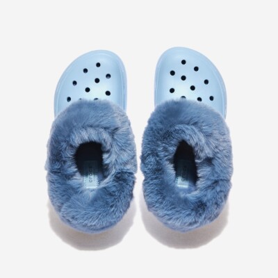 New CROCS Womens CLASSIC FUREVER CRUSH CRS208446 208446-4NS BLUE