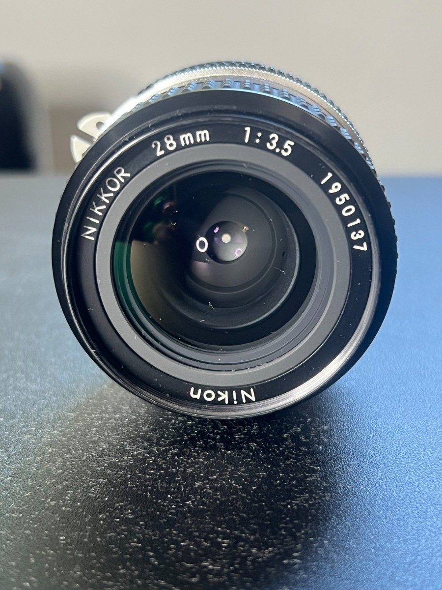 Nikon AI NIKKOR 28mm f/3.5 Wide Angle Lens | AI MF Vintage Japan